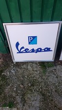 INSEGNA TABELLA PUBBLICITARIA VESPA A LED 60x60