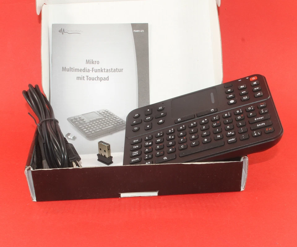 Mikro Mini Tastaur mit Touchpad in OVP Generalkeys MFT2620.CP - Bild 3 von 3