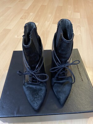 alexander wang boots 36 Black Only Use One Time | eBay
