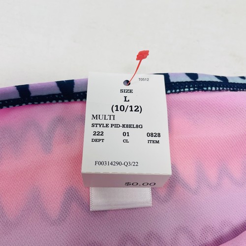 Cat & Jack Girls Size Large 10/12 Tie Dye Ombre Printed Bikini Bottoms 1327 - Picture 4 of 6