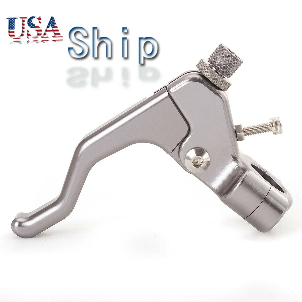 FXCNC Performance Corto Acrobacias Embrague Palanca Gris Moto Aluminio Universal Foto 4 de 4