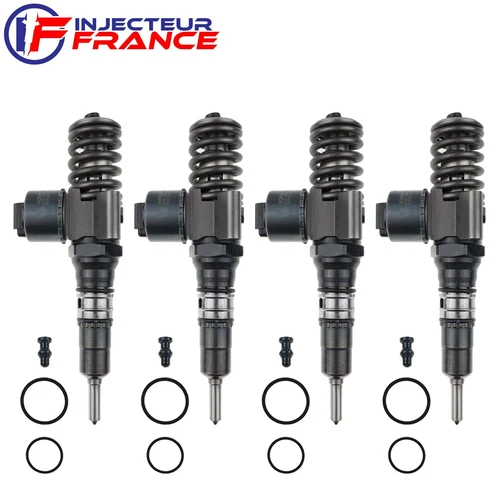 4x Diesel INJECTEUR 0414720404 VW Seat Audi Skoda 2,0 TDI BKD 03G130073G AZV BLB