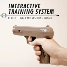 Dry Fire Laser Training Gun + 2AG Electronic Training Target
