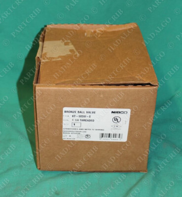 Nibco, KT-505W-8, Fire Protection Ball Valve Bronze Actuator 1 1/4'' 1.25'' Thread