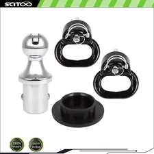 For Dodge Ram 2500 3500 13-23 Puck System Gooseneck Hitch Ball Kit Load 7500 LB