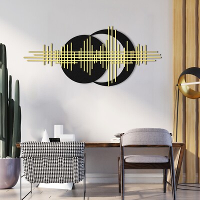 Modern Luxury Style Metal Wall Art, Minimalist Metal Wall Decor