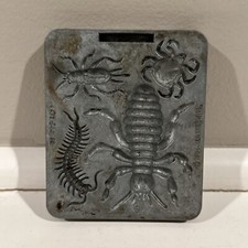   1964 Mattel Creepy Crawlers Thingmaker Mold Tick Centipede Cricket 4477-058-8B