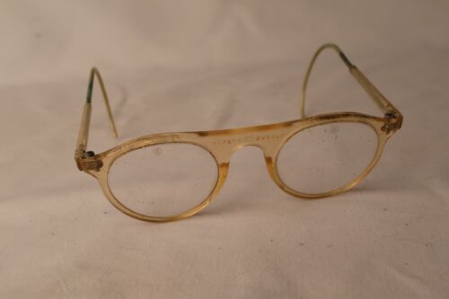 ao safety glasses yellow clear Ultra rare American Optical W Case antique