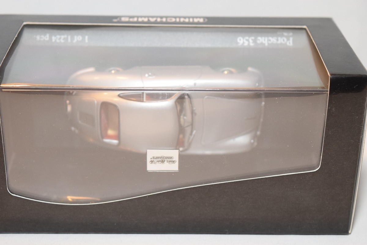 【MINICHAMPS】Porsche 356 Gmund #M55 MINICHAMPS PORSCHE 356 FERDINAND 1950 METALLIC GREY MINT