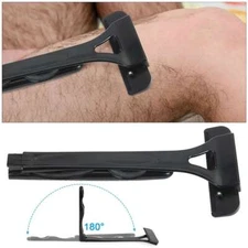 Back 17"Razor Shaver Groomer Full Body Leg Hair Removal Trimmer Set Long Handle