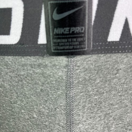Nike Pro Tights Training Boys Medium Gray Soccer Dri Fit Basketball 858229-065 - Picture 7 of 17