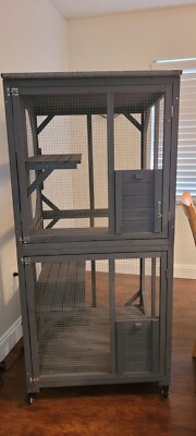 33825 Avon Park FL Local Pick Only VEVOR CH470 3-Tier Cat House - Gray
