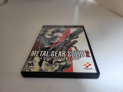 Metal Gear Solid 2 Sons of Liberty Playstation 2 PS2 (NO MANUAL