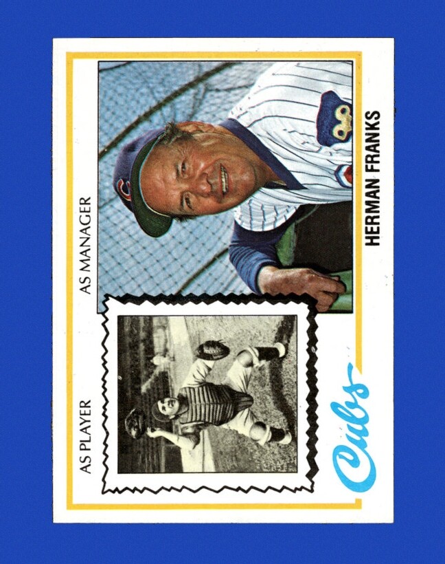 1978 Topps Set-Break #234 Herman Franks Manager NM-MT OR BETTER *GMCARDS*