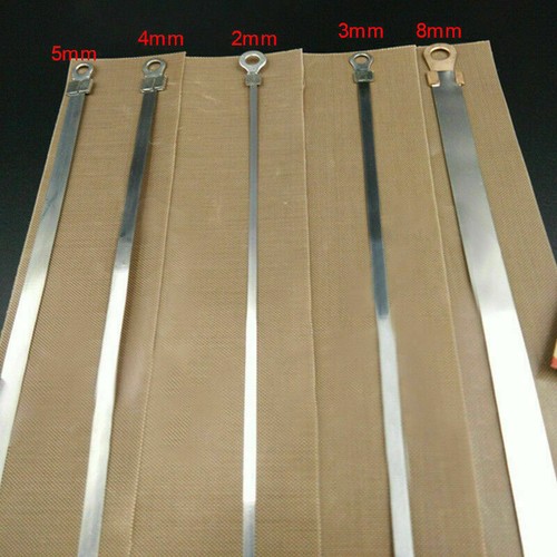 10pcs 200mm 300mm 400mm Sigillatrice Impulsi Filo Termico Elemento Striscia Sigillatrice - Foto 1 di 18