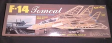 Guillows F-14 Tomcat Balsa Display Model Kit 1402 Scale 1:40  WS: 19" + Canopy