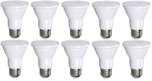 10 Pack PAR20 LED Bulb 75W Replacement, Bioluz LED Spot Light Bulb, 3000K Sof... - Picture 1 of 5