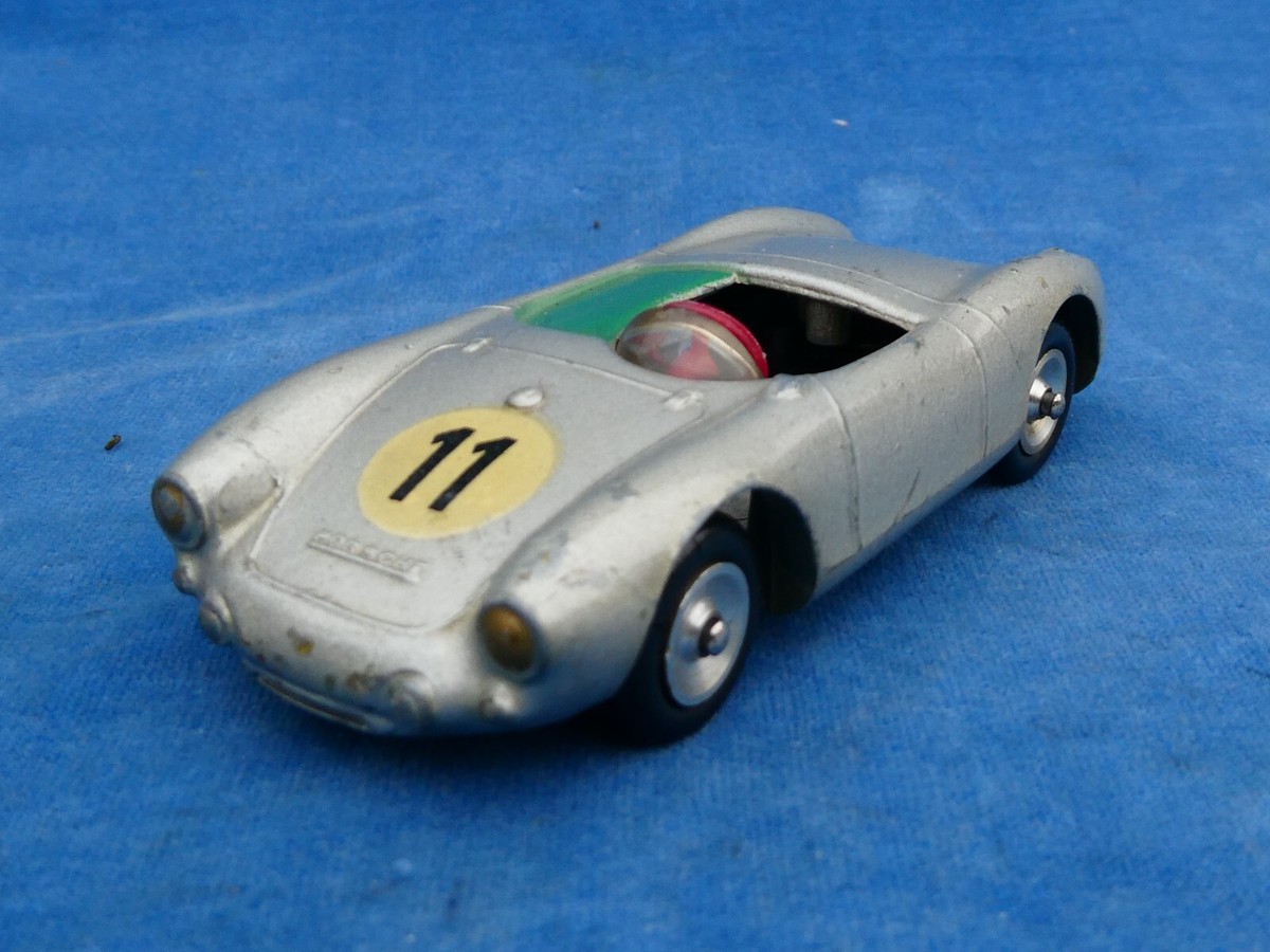 Jouet Ancien Solido - Porsche Spyder 101 977 (Échelle 1:43, état D'usage)