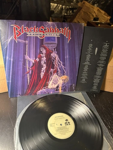 Black Sabbath Dehumanizer 1992 DIO LP Vinyl Brazil IRS metallica ozzy acdc RARE
