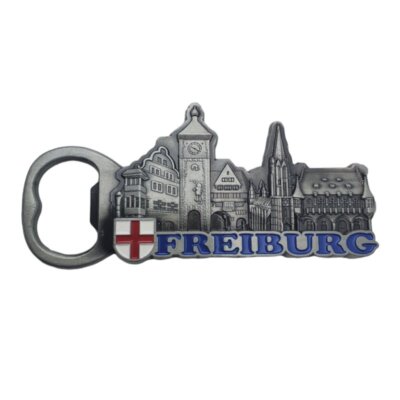 Freiburg Germany Fridge Magnet Travel Souvenir Collectible Bottle Cap Opener