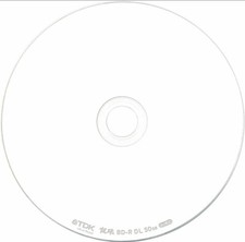 TDK Blu Ray Discs 50 GB BD-R DL 4x Speed High Grade Bluray Dual Layer 16 PACK