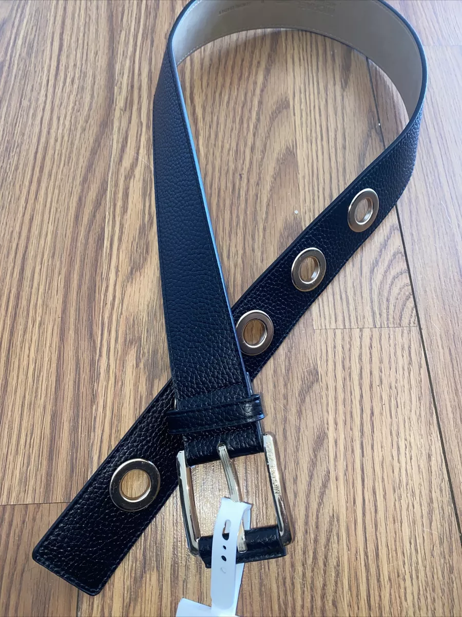 Michael kors black best sale and gold belt
