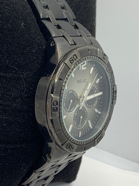 Relic ZR15546 Garett Gunmetal Mens 