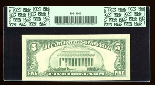DBR 1974 $5 FRN San Francisco Fr. 1973-L PCGS 55 PPQ Serial L78876834C - Picture 2 of 2