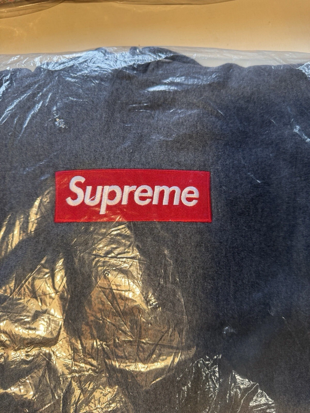 ⭐ Sweat à capuche logo Supreme Box FW21 anthracite moyen DS taille M neuf sweat à capuche