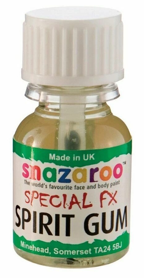 Snazaroo Spirit Gum Glue Halloween Special FX Adhesive Fake Wounds Scars Skin
