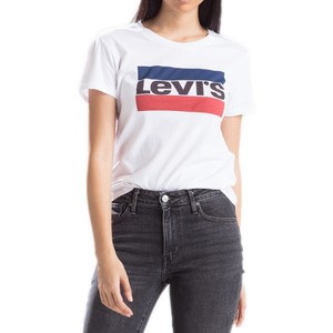 t shirt levis blanc femme