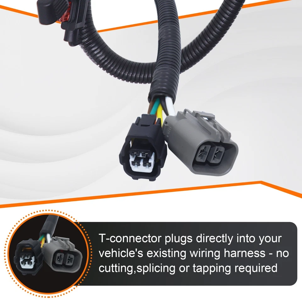 Специальный 4-полосный плоский жгут проводов для прицепа Hyundai KIA с буксировочным пакетом C56332 - Изображение 4 из 4