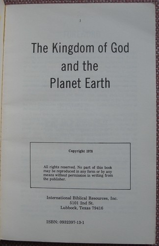 THE KINGDOM OF GOD & PLANET EARTH ~ JIM MCGUIGGAN ~ CHURCH OF CHRIST ~ PB ~ 1978 - Picture 2 of 7