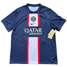 NUOVA PSG Messi 30 Uomo XL Home Football Shirt Maglia Calcio Nike DM1844-411 Paris