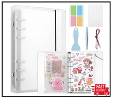 Reusable Sticker Book 100 Sheets Sticker Collecting Book with Pockets Stick