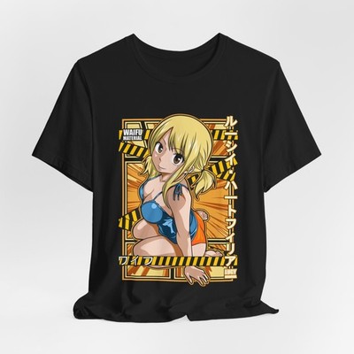 Custom Waifu Lucy Heartfilia Fairy Tail Anime Graphic Tee