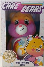 Dare to Care Bear Plush 14" Bestie Edition Rainbow Collectible Care Bears Doll