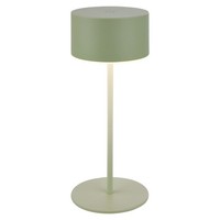 LED Tischlampe Akku Tischleuchte Kabellos Outdoor Dimmbar Touch IP44 SalbeigrüN