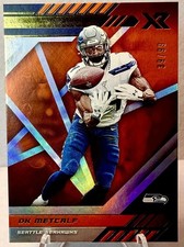2020 Panini XR DK Metcalf Red Holo /99 #2 Seattle Seahawks
