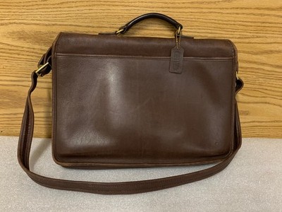 Coach F9N-5180 LARGE Vintage Black Metropolitan Briefcase/Laptop