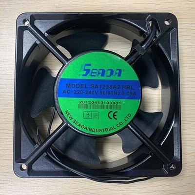1PCS New SEADA SA1238A2 HBL Cooling Fan 12038 AC220-240V 0.09A 12CM 2Pin