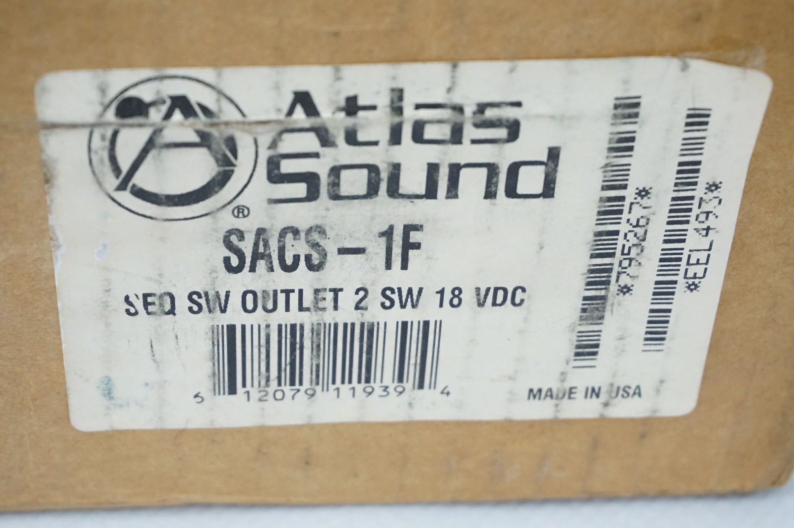 Atlas Sound SACS-1F SE Outlets for Sequence Control System