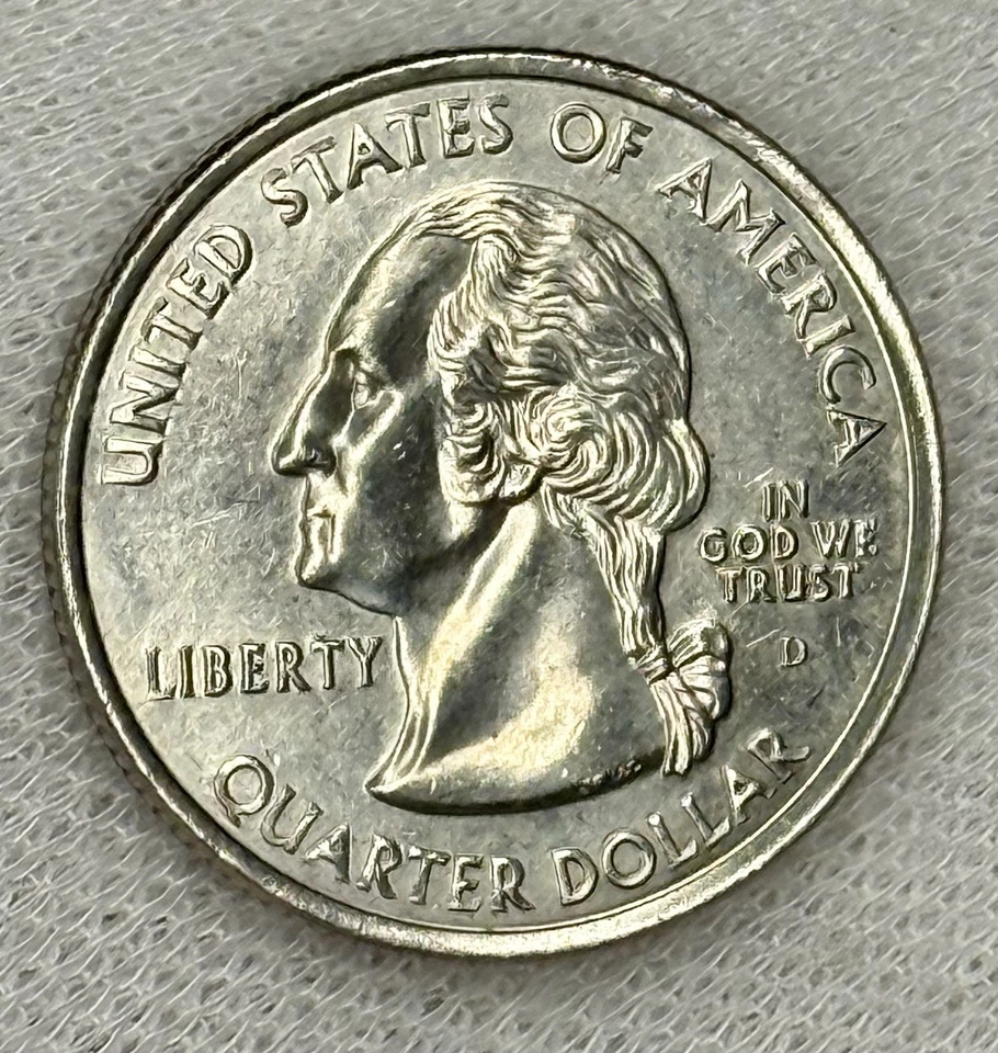 2001 D Mint Mark Circulated XF-Details New York Quarter Dollar - Image 3 of 4