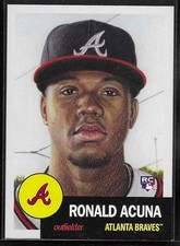2018 TOPPS LIVING SET # 19 RONALD ACUNA JR. RC Rookie Atlanta Braves c