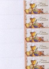 15 Biglietti Bomboniere Prima Comunione Stampa Omaggio