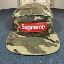 Supreme NYC Hat Adjustable Strap Camo Camper 5 Panel Cap O/S USA Made