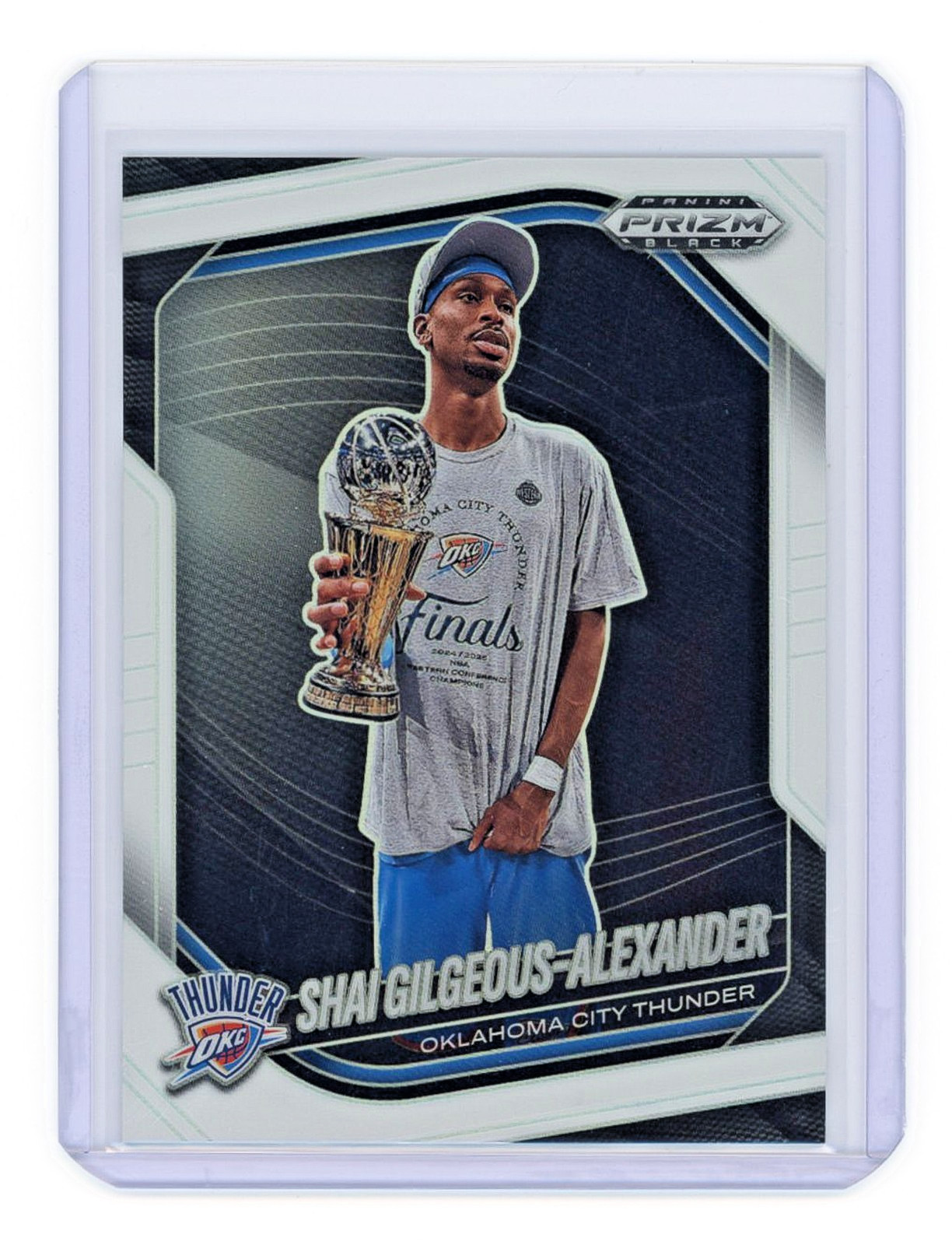 2024 PANINI PRIZM BLACK WHITE PRIZM #164 SHAI GILGEOUS-ALEXANDER /175