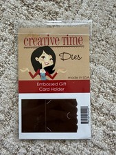My Creative Time Dies Embossed Gift Card Holder Die MCT-D05 New Made In USA