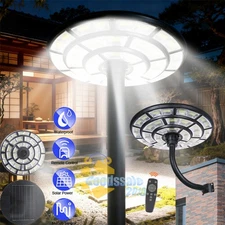 11000W 360° Round Solar Street Lights IP66 Outdoor Dusk To Dawn Security Lights
