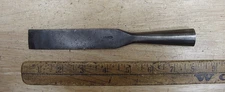 Old Used Tools,Unreadable Brand Socket  Firmer Chisel,7/8" X 7-7/16",Good,L@@K!